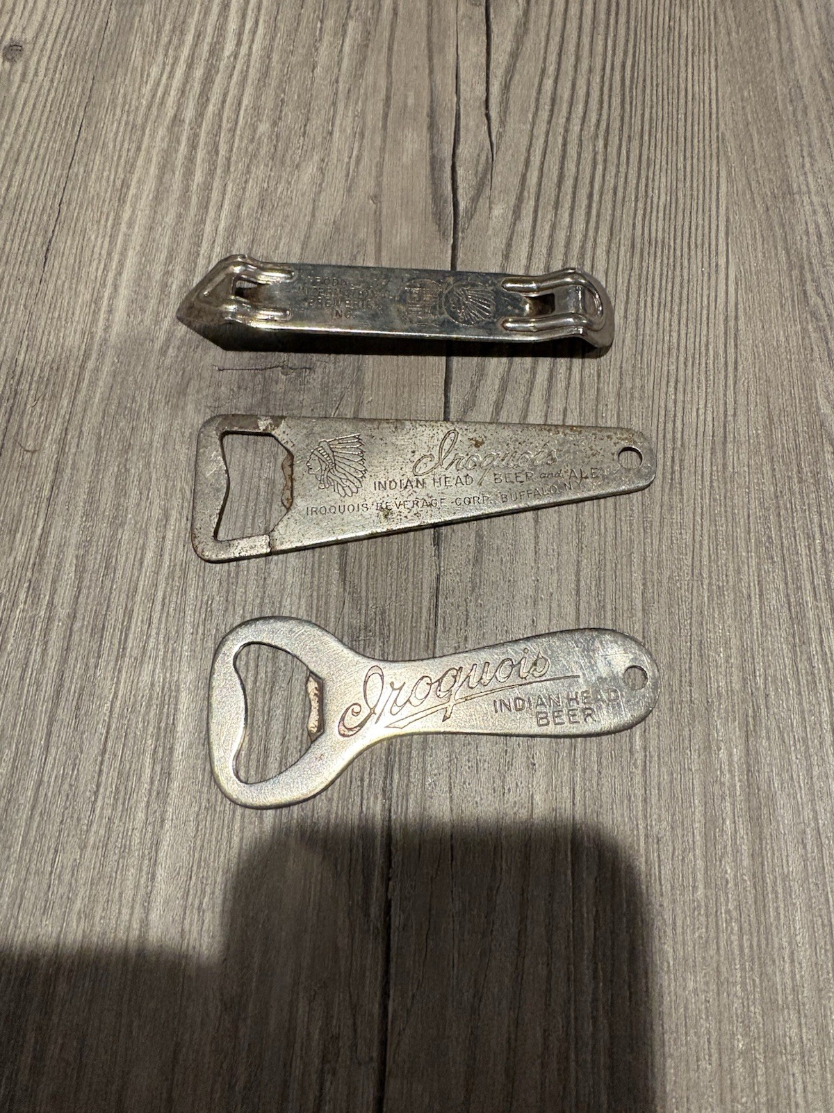 Vintage Iroquois Beer Bottle Openers Lot Of 3