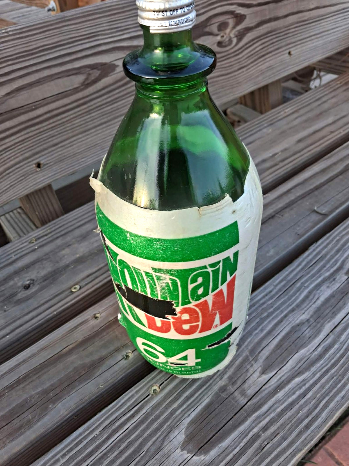 Old Mountain Dew Bottle