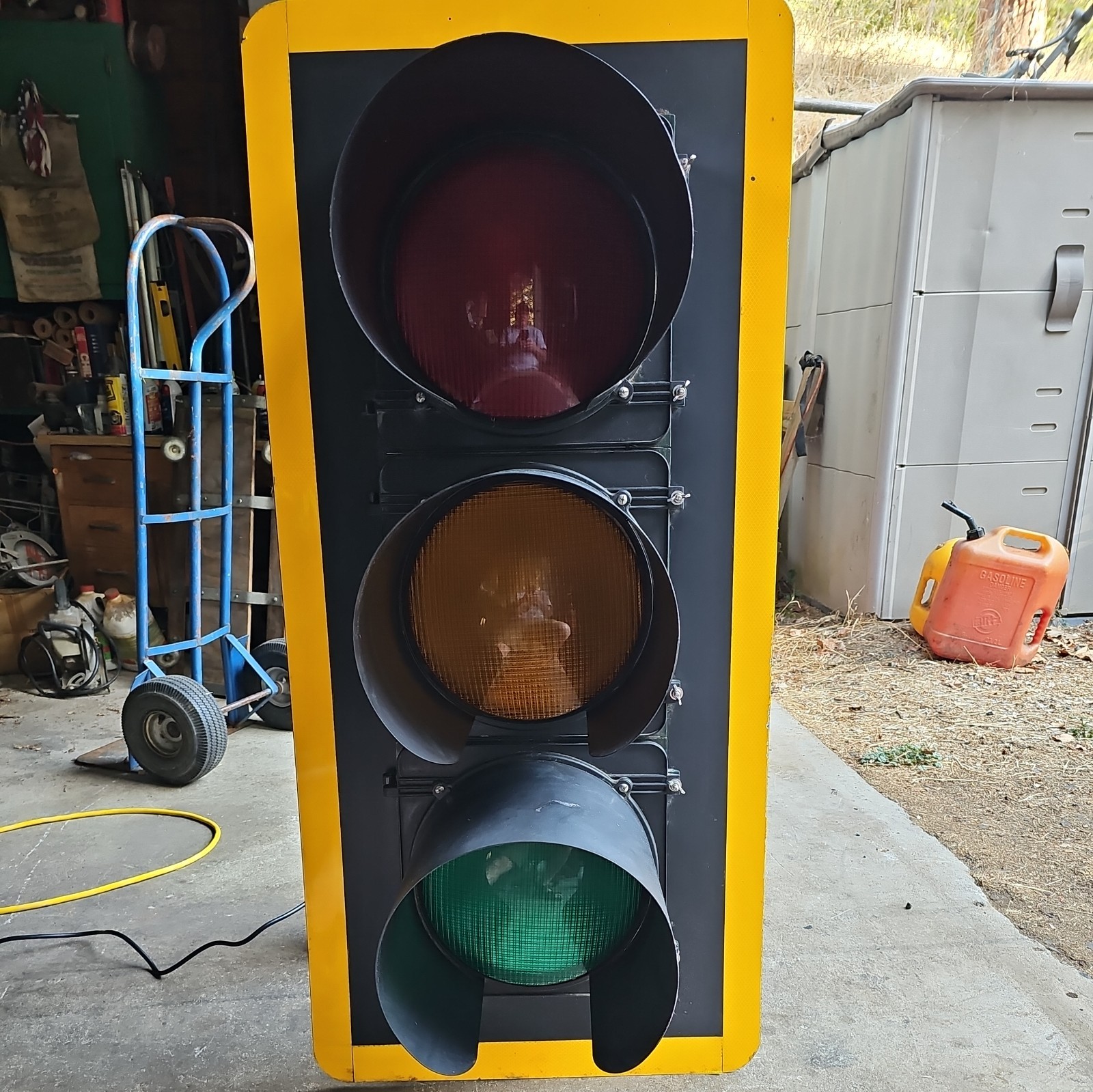 Authentic Retired Working Traffic Light/Signal   Sequencer Installed PEEK