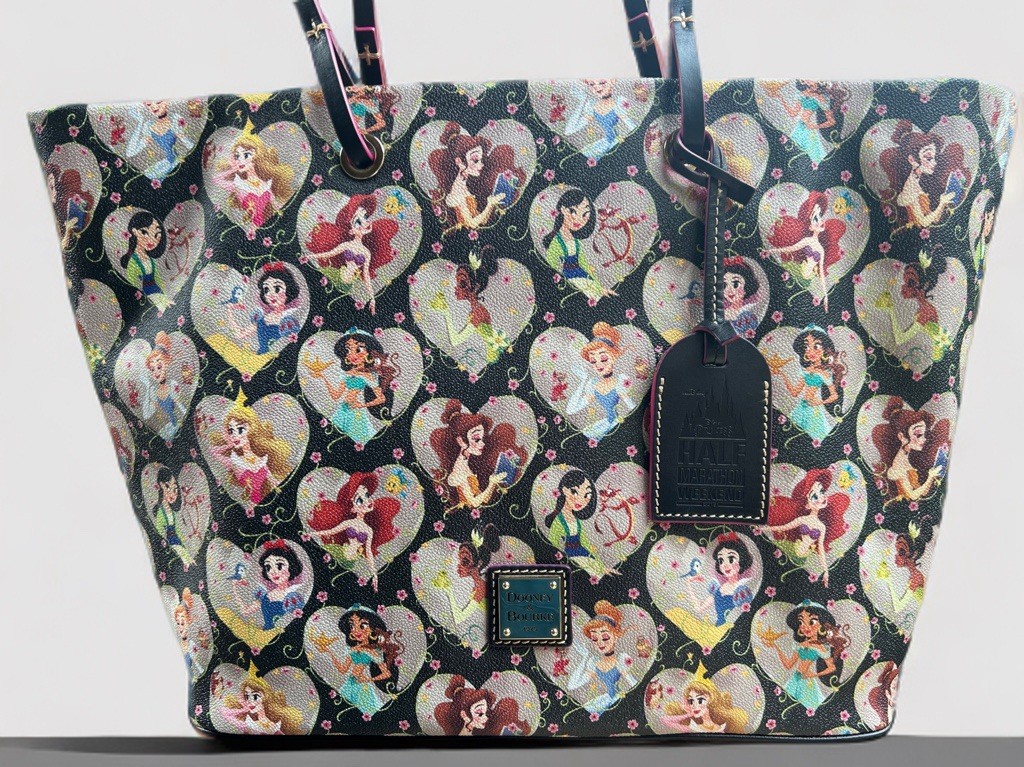 Dooney & Bourke Disney Princess Hearts Half Marathon 2019 Tote Purse NWT