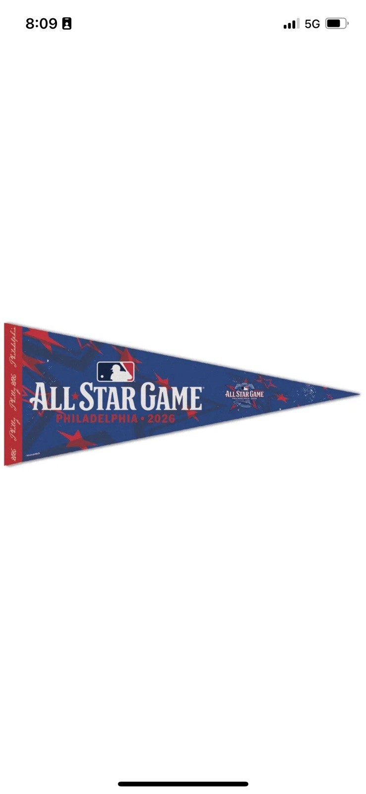 2026 MLB All Star Game Pennant Premium Felt Official Merch 2026 MLB All Star Game Pennant Premium Felt Official Merch