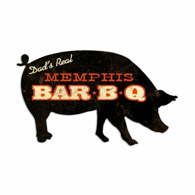 DAD\'S REAL MEMPHIS BAR B QUE BBQ PIG SHAPED 26\ DAD\'S REAL MEMPHIS BAR B QUE BBQ PIG SHAPED 26\