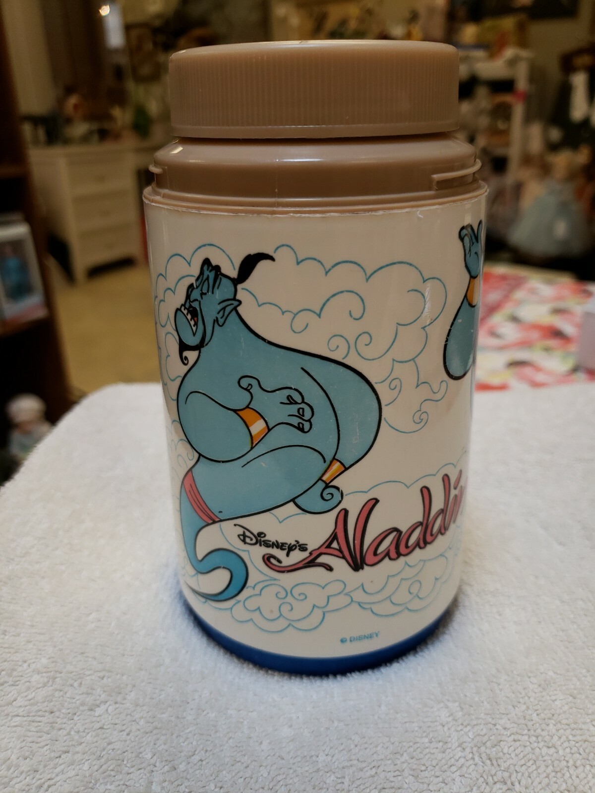 Vintage Disney Aladdin Thermos 1992 