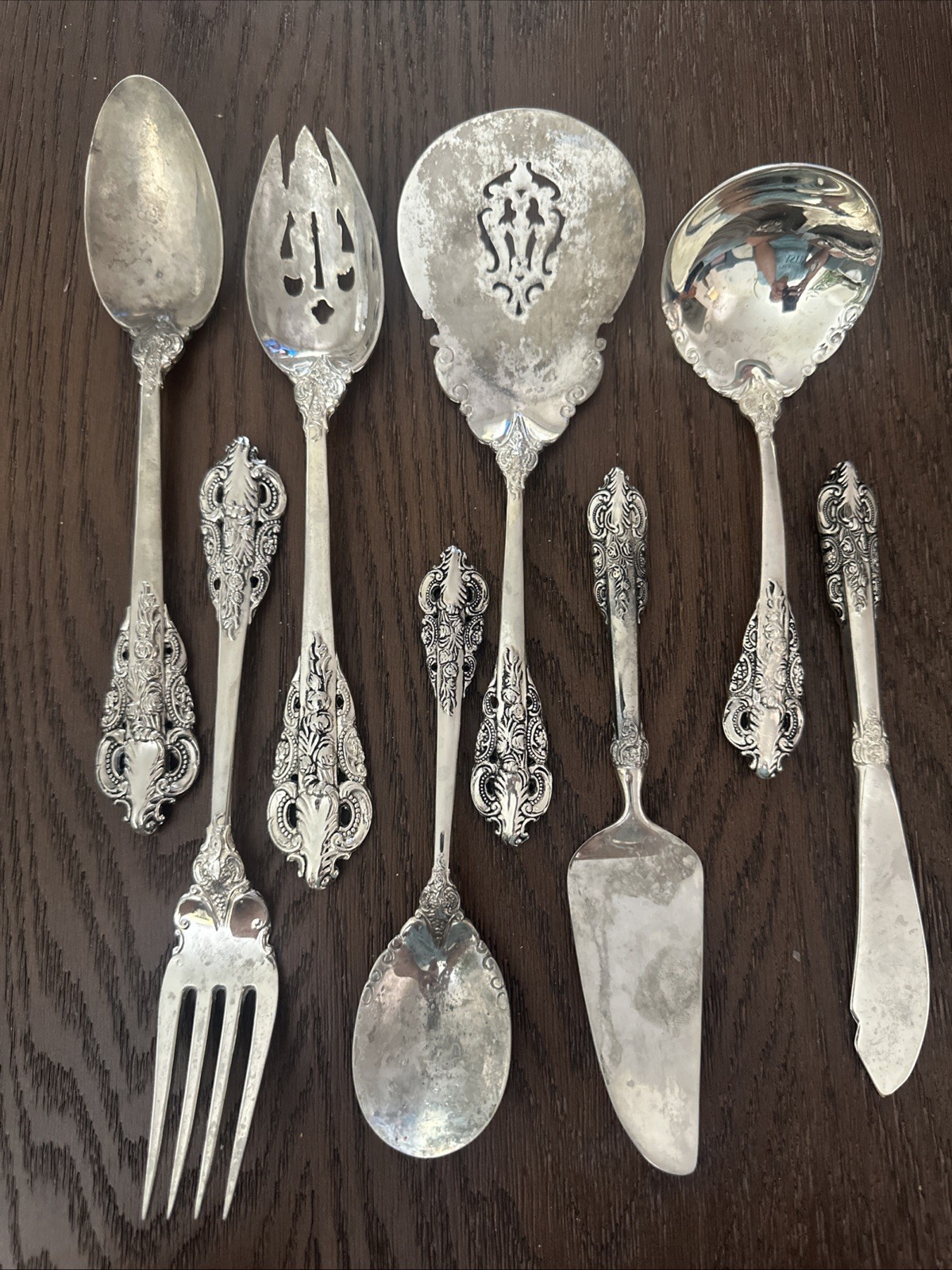 Vintage Baroque by Godinger Serving Set Silver Plated
