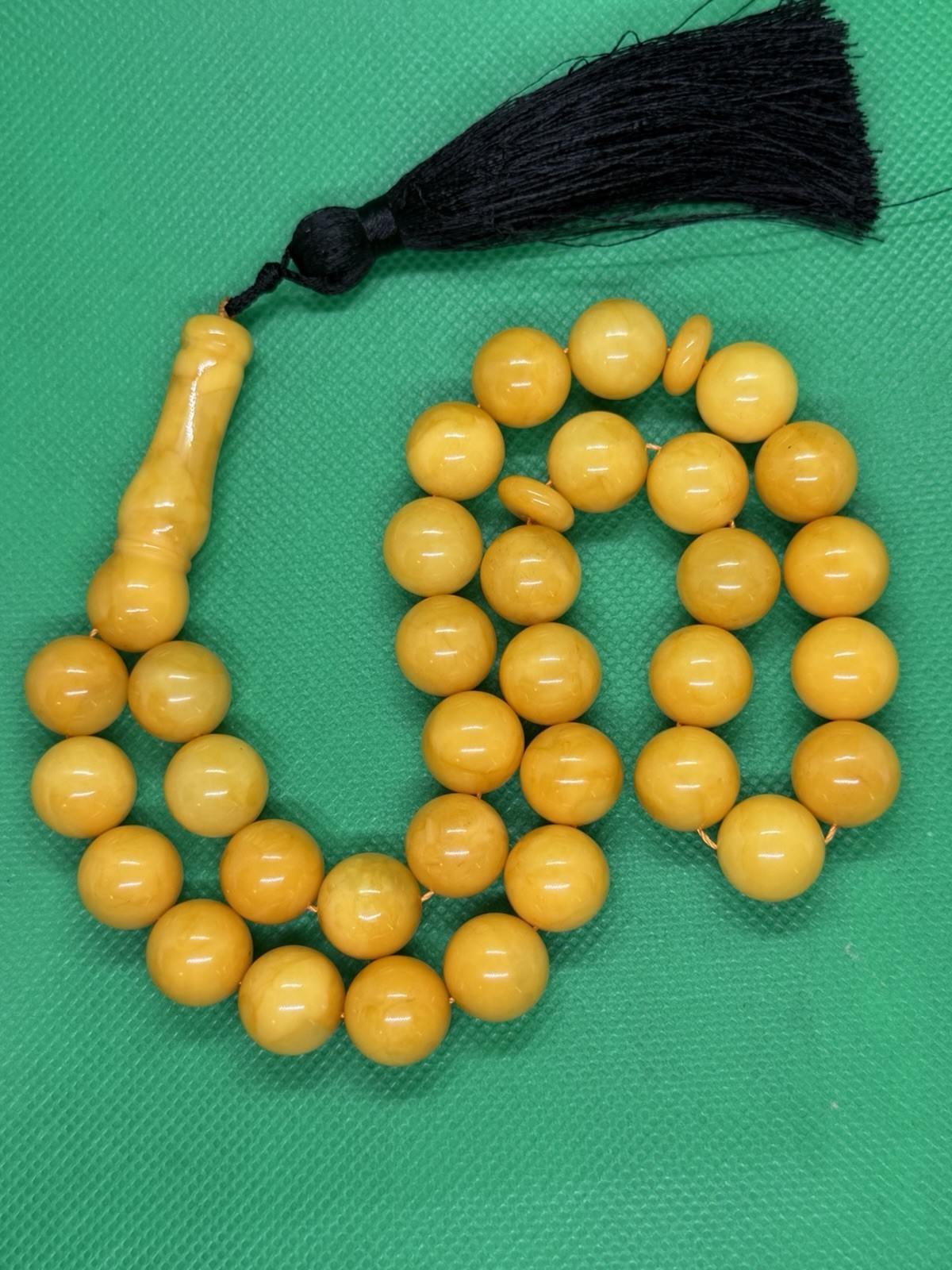 Old Natural Baltic Amber Tasbih Old Natural Baltic Amber Tasbih