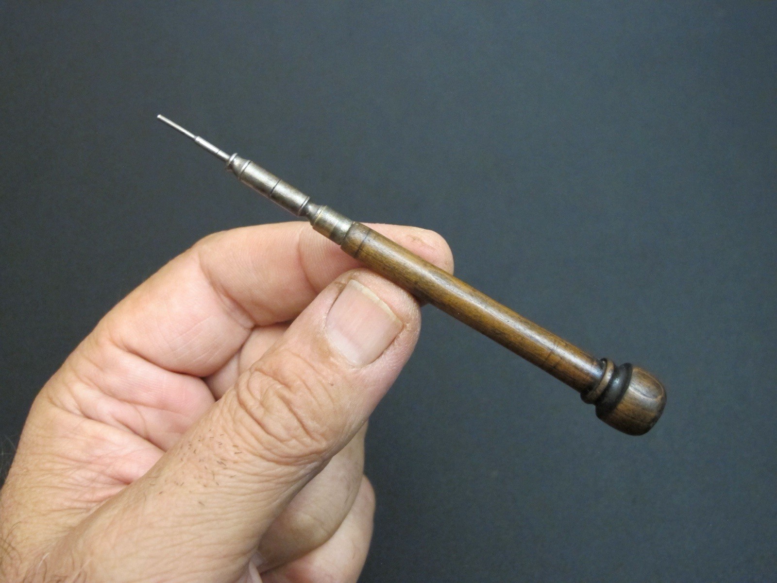 Small Vtg Jewelers/Watchmakers Workbench Broaching Antique Precision Tool