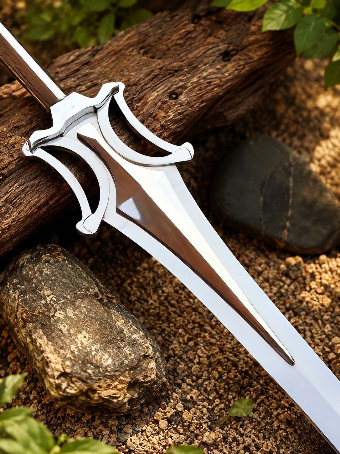 He-Man Power Sword, Handmade High Carbon Steel, High Polish, Leather Sheath He-Man Power Sword, Handmade High Carbon Steel, High Polish, Leather Sheath