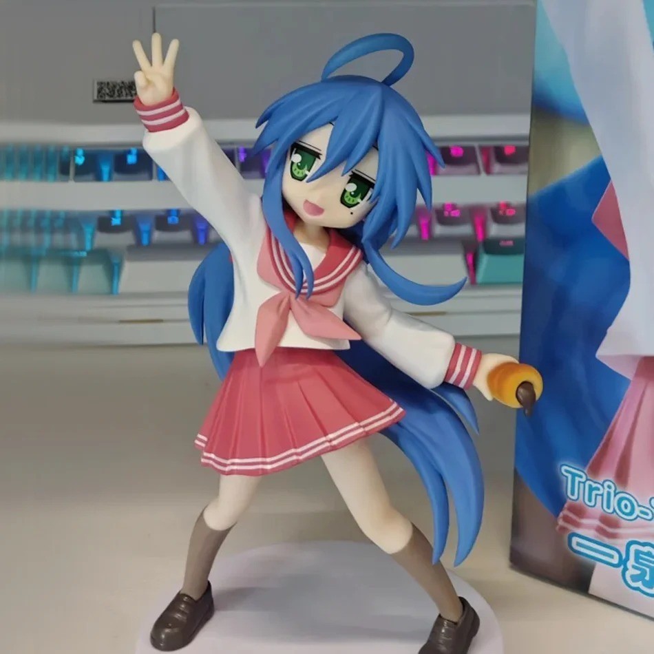 15cm Lucky Star Kagami Hiiragi Tsukasa PVC Anime Figure Collectible Toy 15cm Lucky Star Kagami Hiiragi Tsukasa PVC Anime Figure Collectible Toy