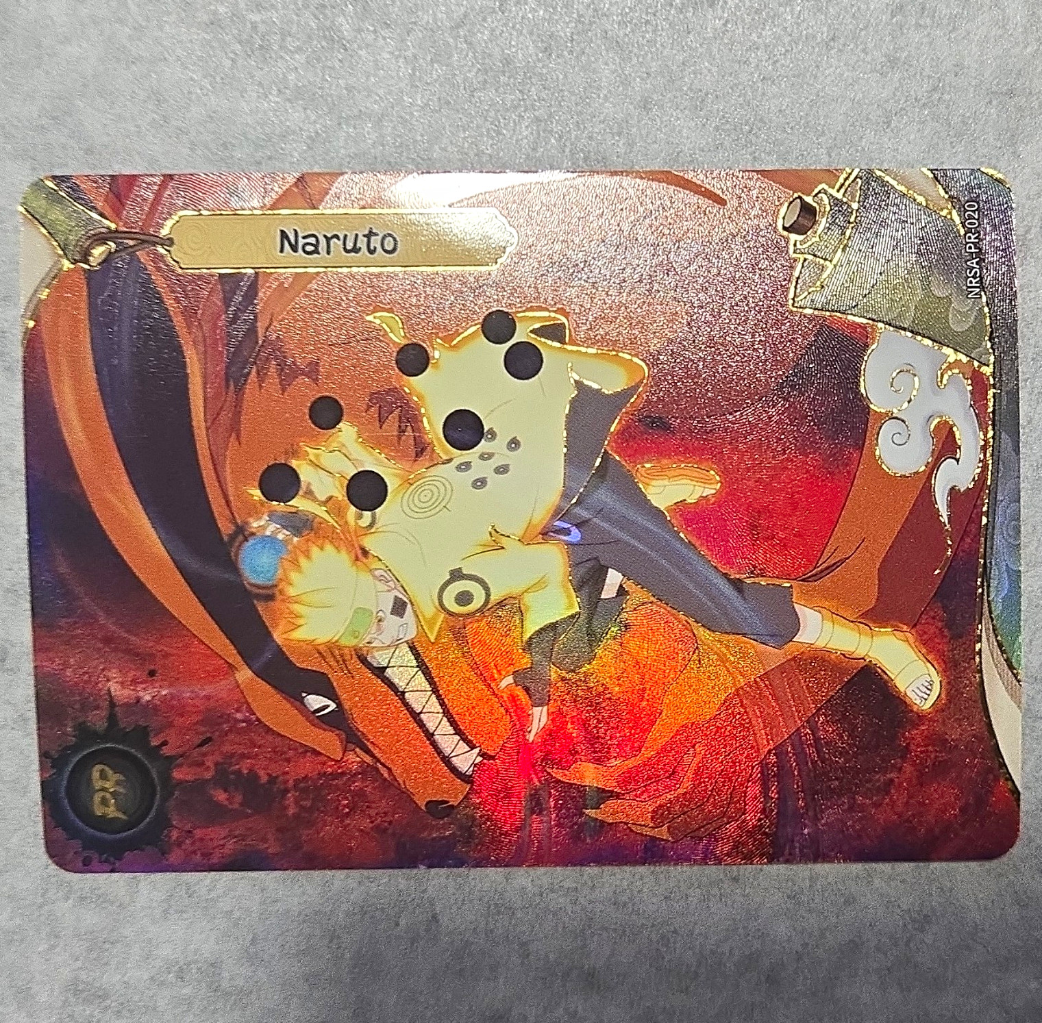 KAYOU Naruto Shippuden Promo Trading Card NRSA-PR-020 Naruto Uzumaki 2007