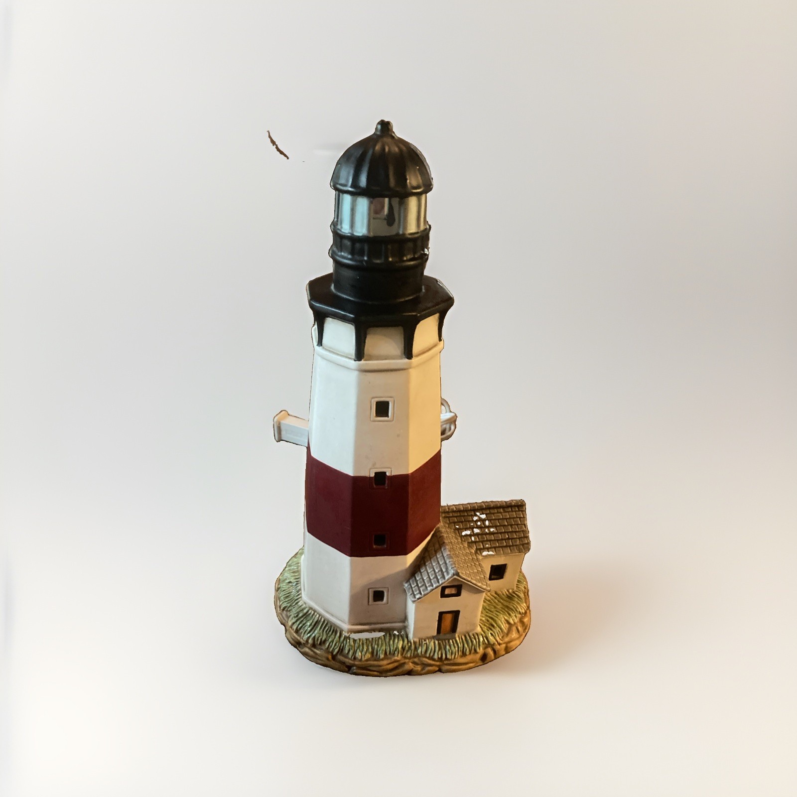 Vtg ‘92 Lefton Montauk Point Beach Nautical Lighted Nightlight Lighthouse