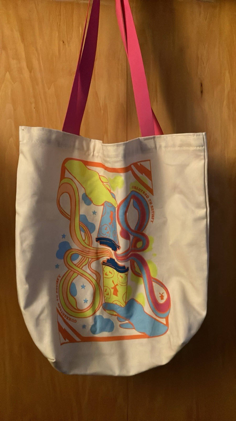 Dutch Bros Limited Edition Tote Bag -Orange Handle- Dutch Bros Limited Edition Tote Bag -Orange Handle-