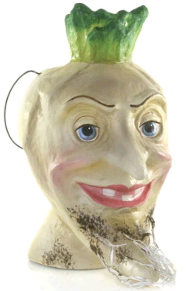 Cody Foster Halloween Paper Mache Frightful Parnisp Candy Container Bucket -11\ Cody Foster Halloween Paper Mache Frightful Parnisp Candy Container Bucket -11\