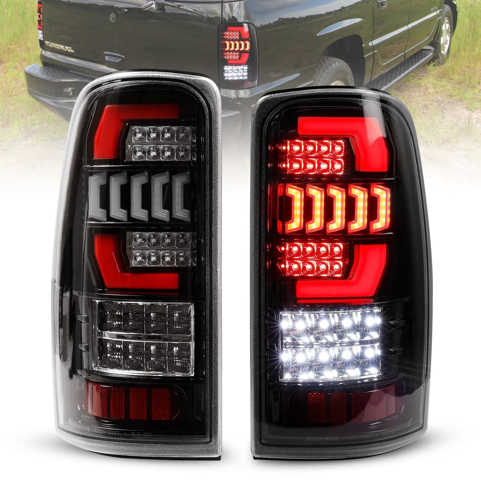 LED Tail Lights for 2000-2006 Chevy Suburban/Chevrolet Tahoe, Taillights Asse... LED Tail Lights for 2000-2006 Chevy Suburban/Chevrolet Tahoe, Taillights Asse...