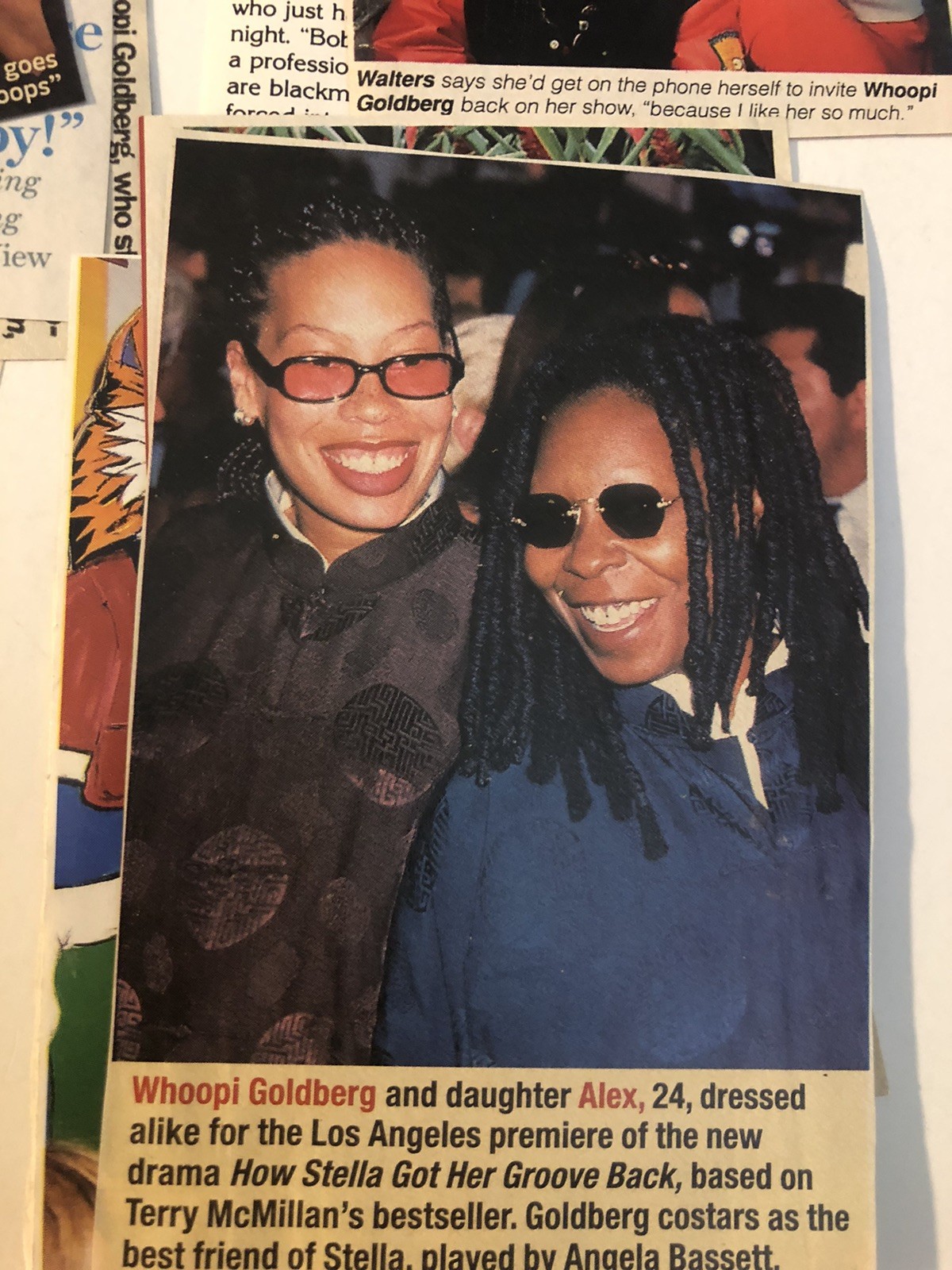 Whoopi Goldberg Vintage & Modern Clippings Lot Of 50 Small Images