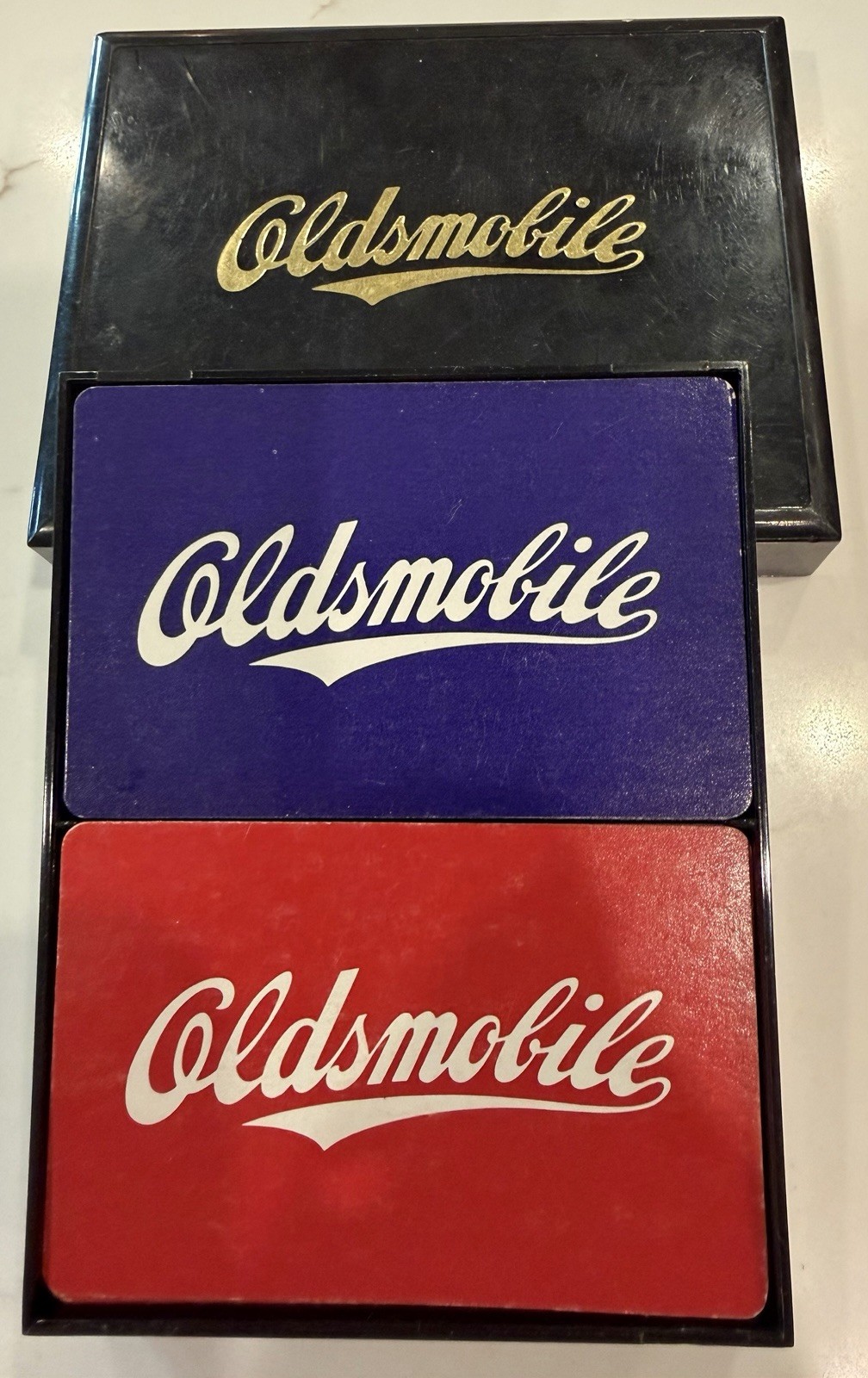 VINTAGE OLDSMOBILE PLAYING CARD DECKS