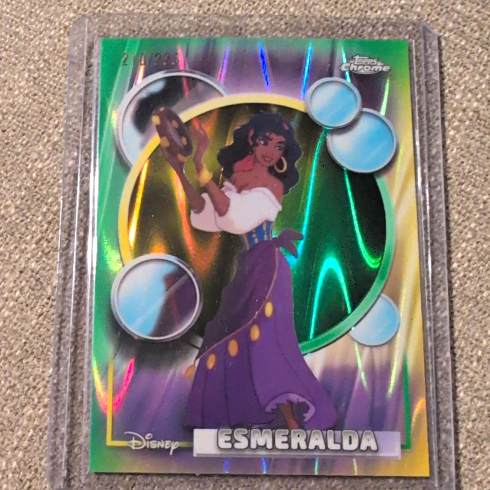 Topps 2026 Topps Chrome Disney 100 Esmeralda #31 Serial Numbered /225