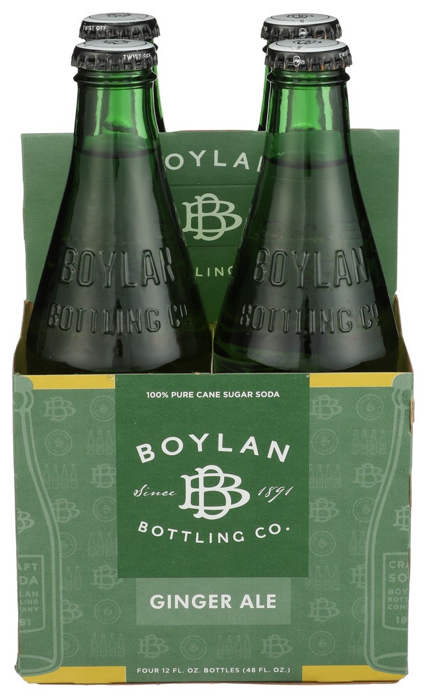 BOYLAN SODA GINGER ALE 4PK 48 FO