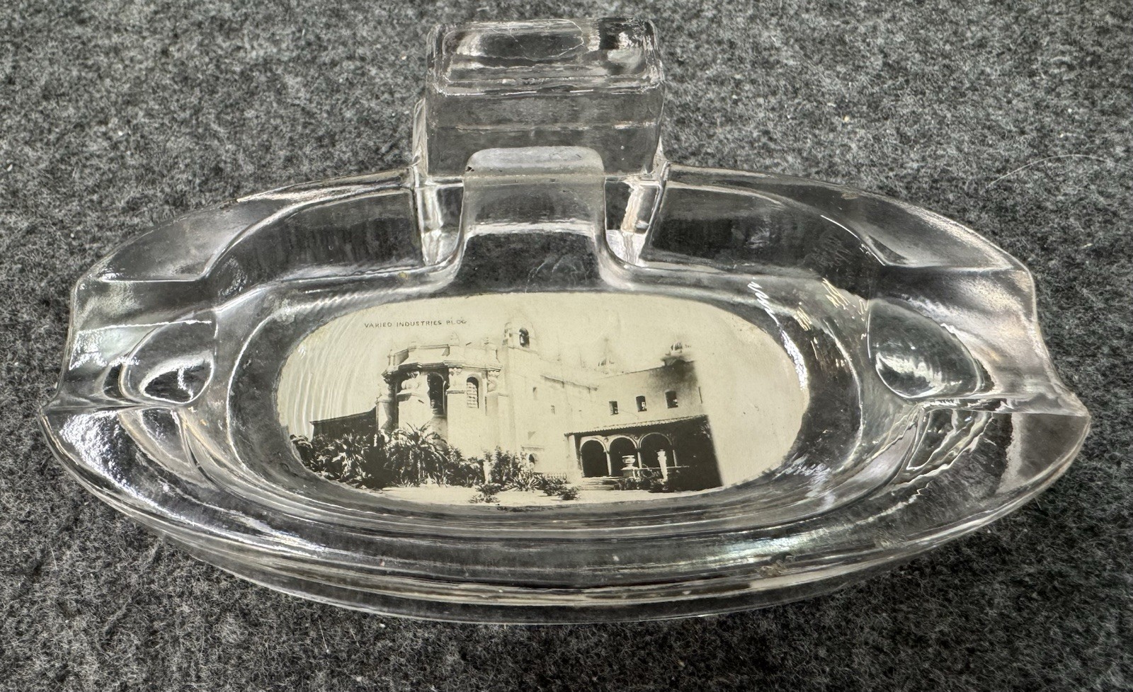 1915 PPIE Panama Pacific International Expo Varied Industries Building Ashtray 1915 PPIE Panama Pacific International Expo Varied Industries Building Ashtray