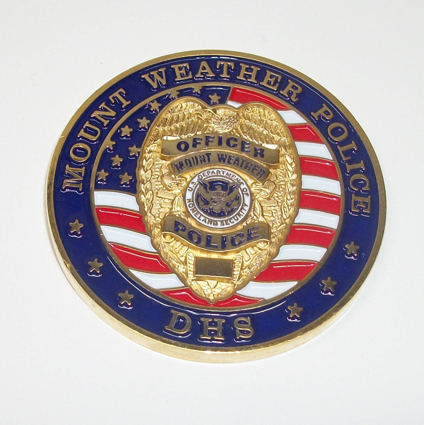 Rare Mount Weather Force Protection Team VA Police Challenge Coin Rare Mount Weather Force Protection Team VA Police Challenge Coin