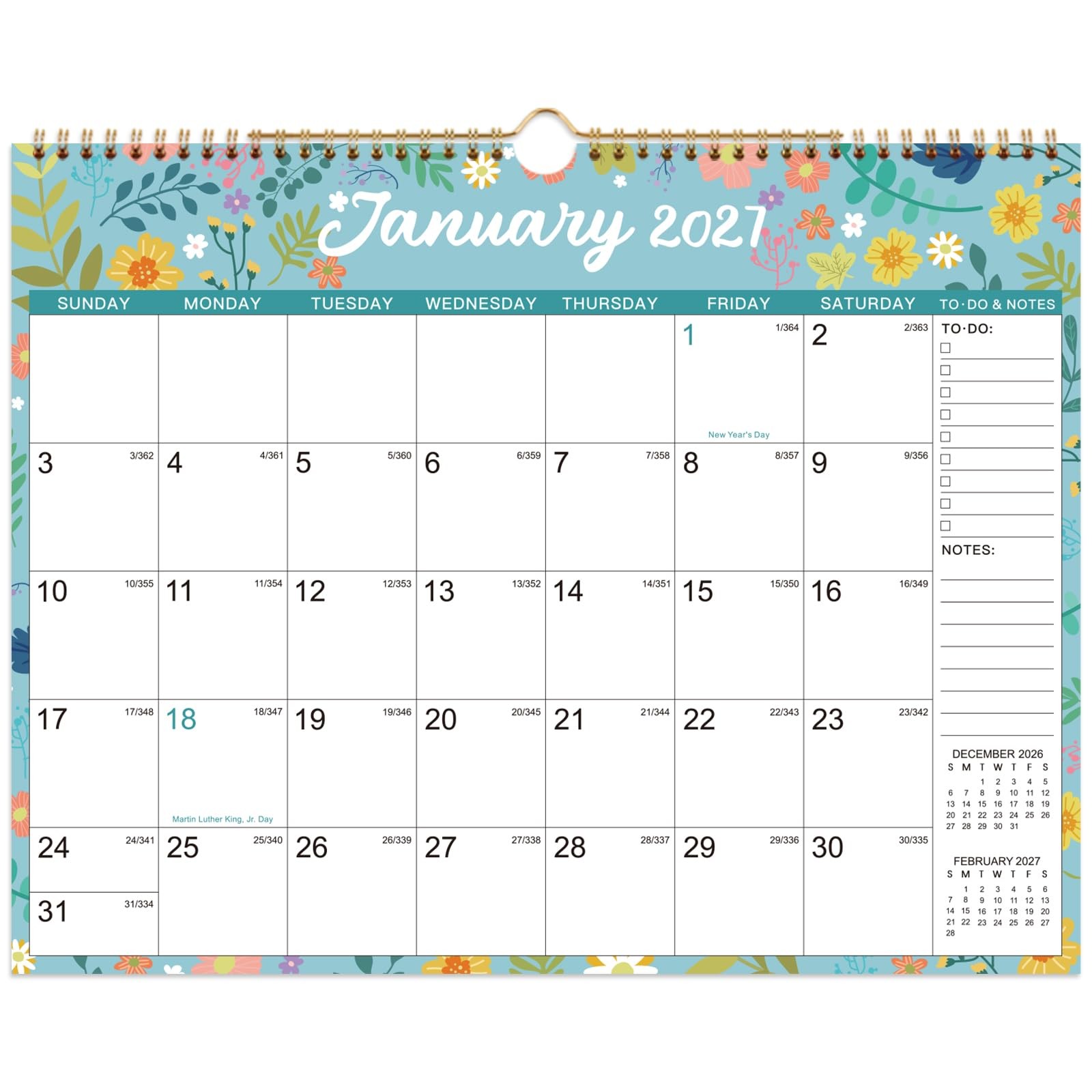 2027 Wall Calendar - 2027 Calendar, Jan. 2027 - Dec. 2027, 15 2027 Wall Calendar - 2027 Calendar, Jan. 2027 - Dec. 2027, 15