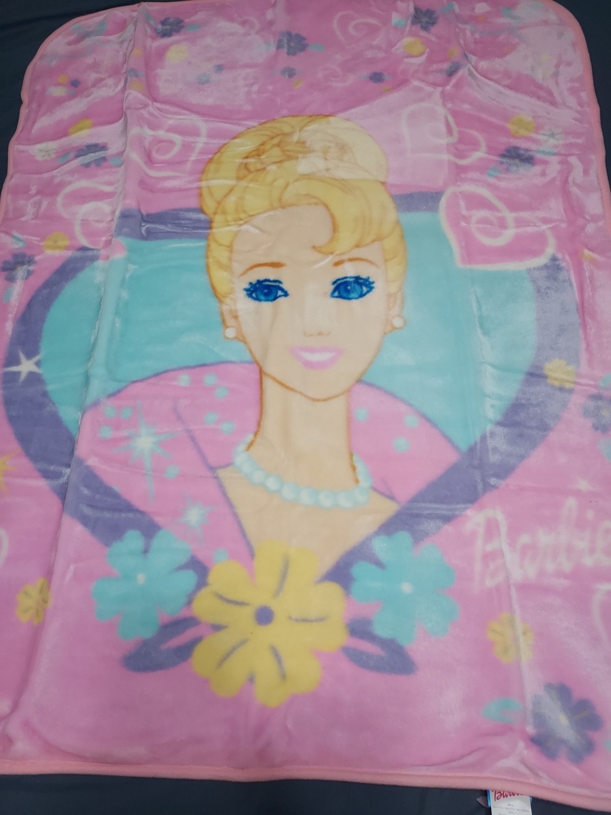 Vtg Nos San Marcos Barbie Blanket Y2k Vtg Nos San Marcos Barbie Blanket Y2k