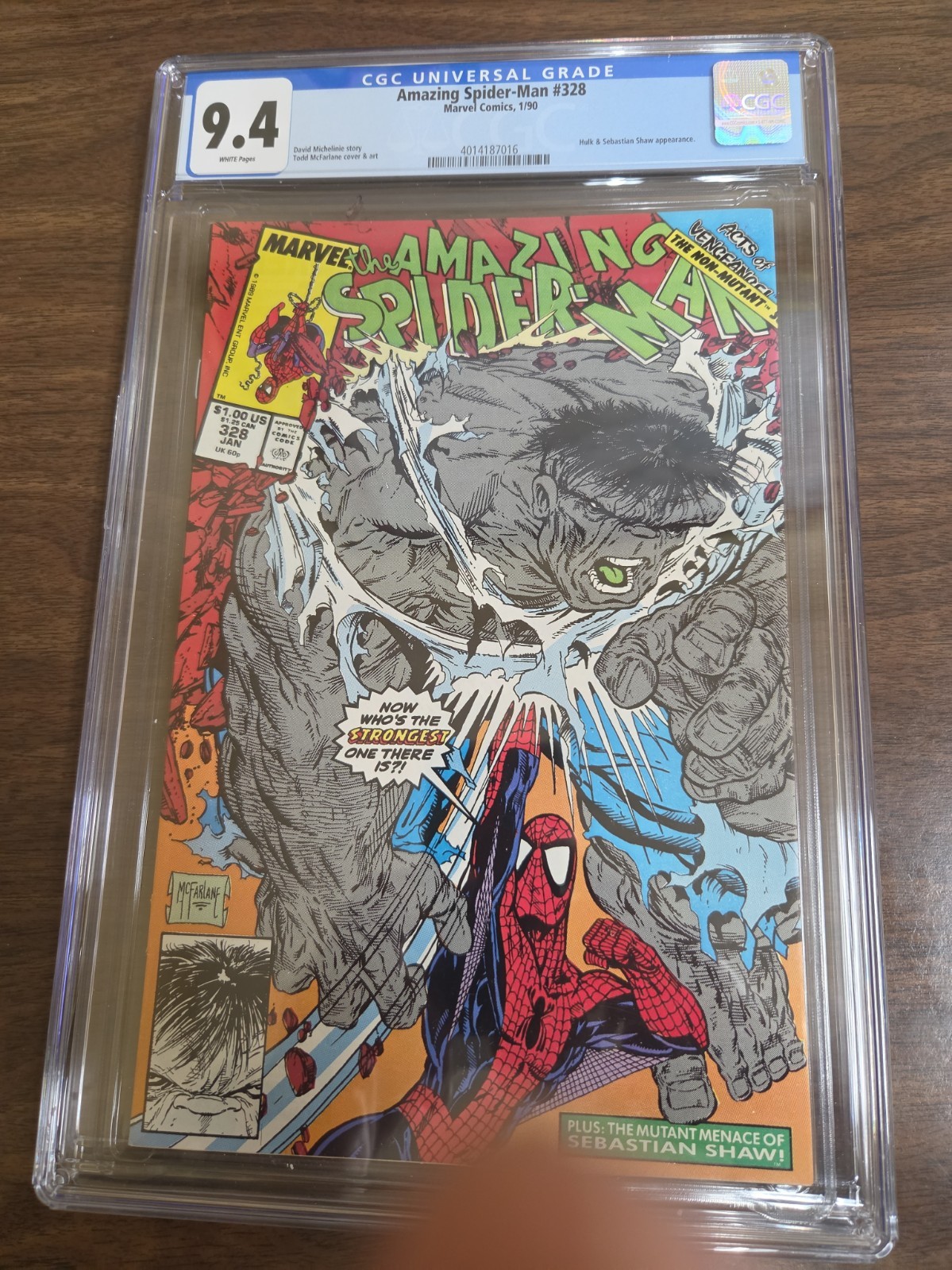 Amazing  Spiderman 328 Cgc White Pages