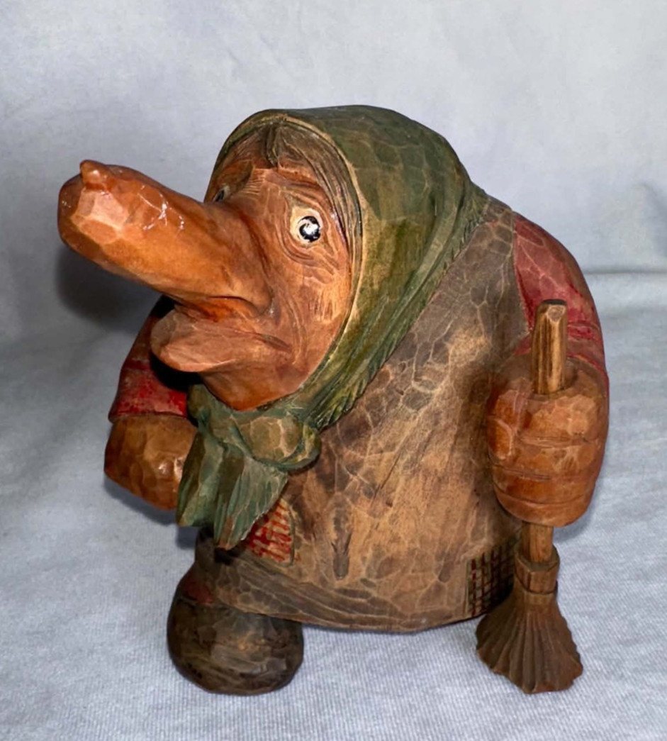Rare Anton Sveen Hand Carved Wood 6