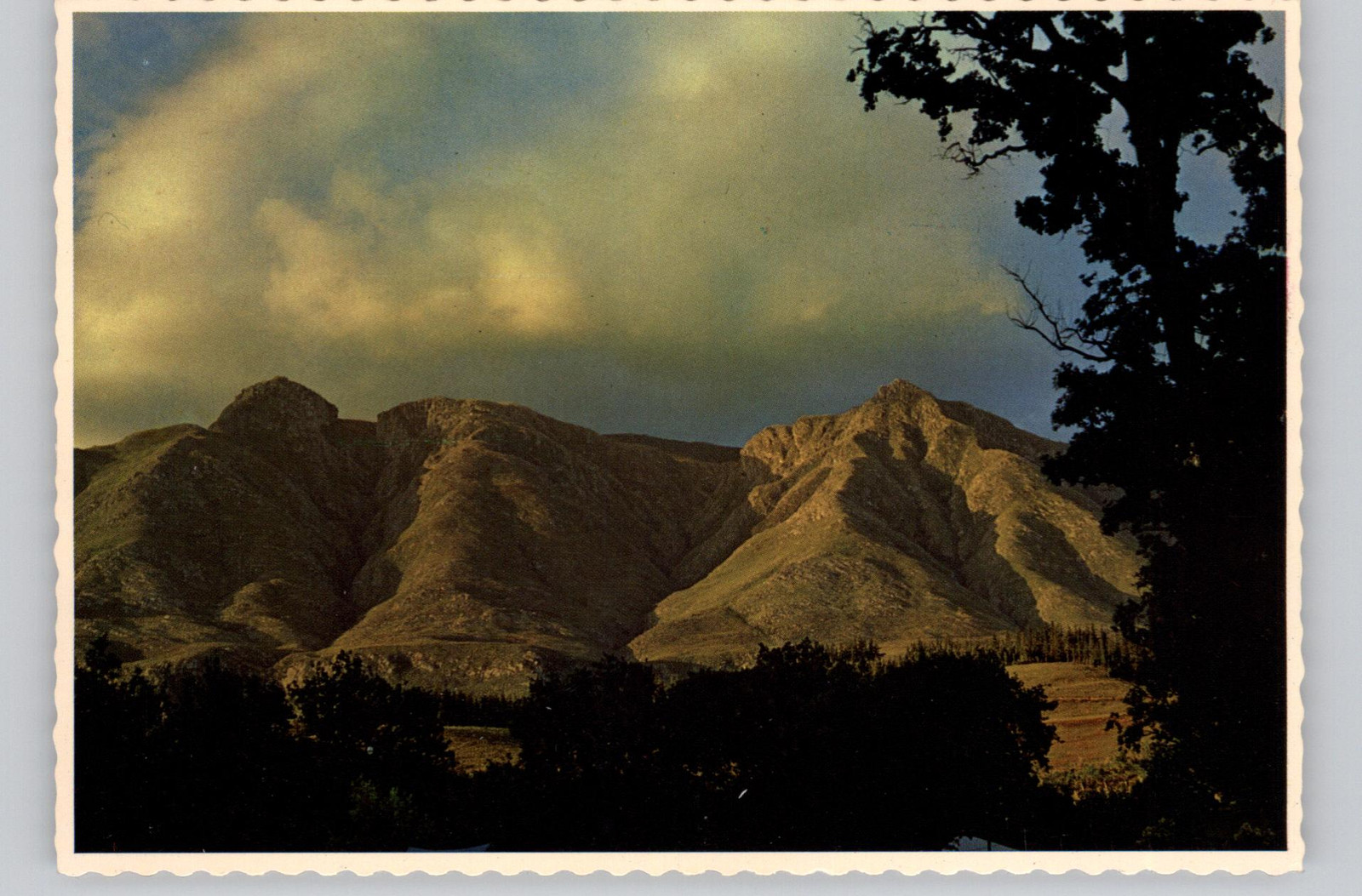 Langeberg Mountain Range Swellendam South Africa Postcard