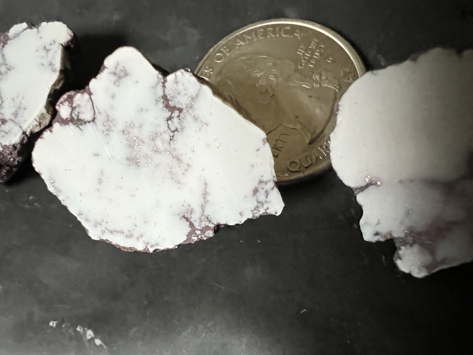 Two Pair, Datolite, C And H 21, Copper Peppered Two Pair, Datolite, C And H 21, Copper Peppered