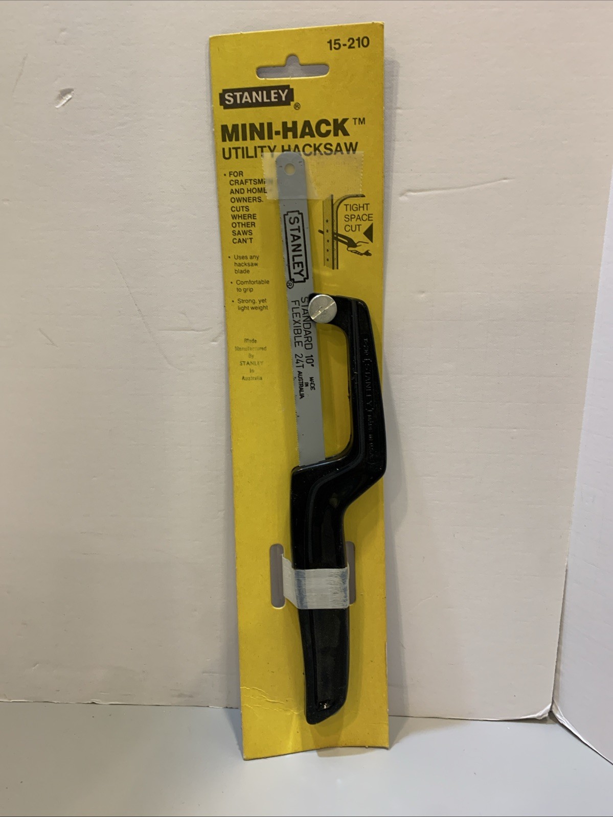 Mini-Hack Utility Hacksaw Stanley Standard 10” Flexible 24T  #15-210 Brand New