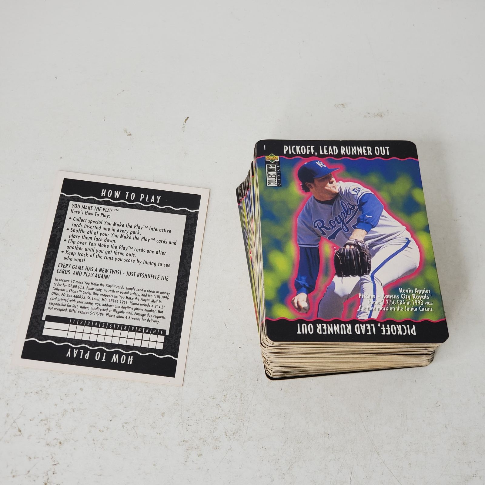 Upper Deck Collector's Choice You Make The Play Complete Card Game Set Vintage Upper Deck Collector's Choice You Make The Play Complete Card Game Set Vintage