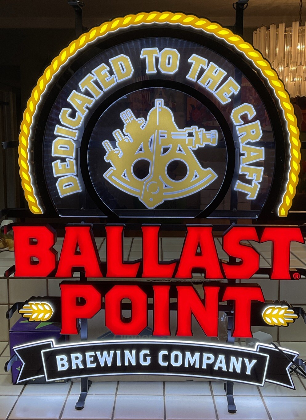 🔥 Ballast Point Dedicated To The Craft Beer LED Sign Light Not Neon Habiscus 🔥 Ballast Point Dedicated To The Craft Beer LED Sign Light Not Neon Habiscus