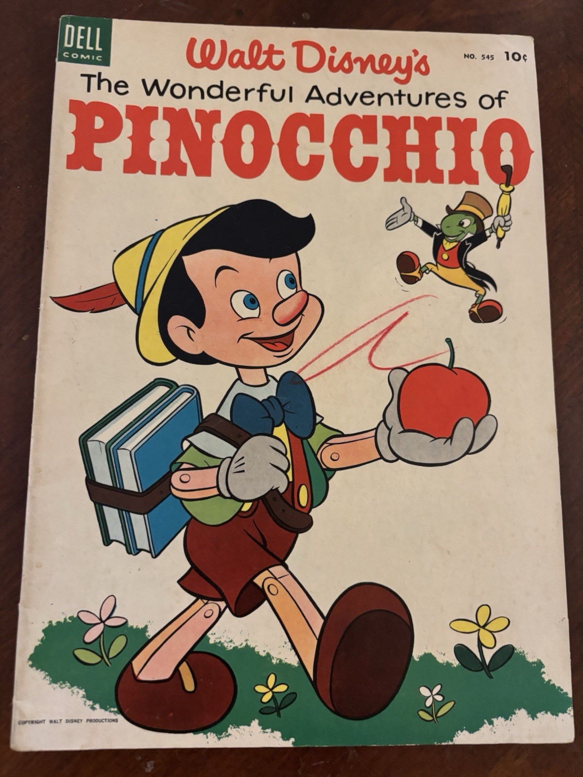 Walt Disney's the Wonderful Adventures of Pinocchio #545. 1954 Four Color Walt Disney's the Wonderful Adventures of Pinocchio #545. 1954 Four Color