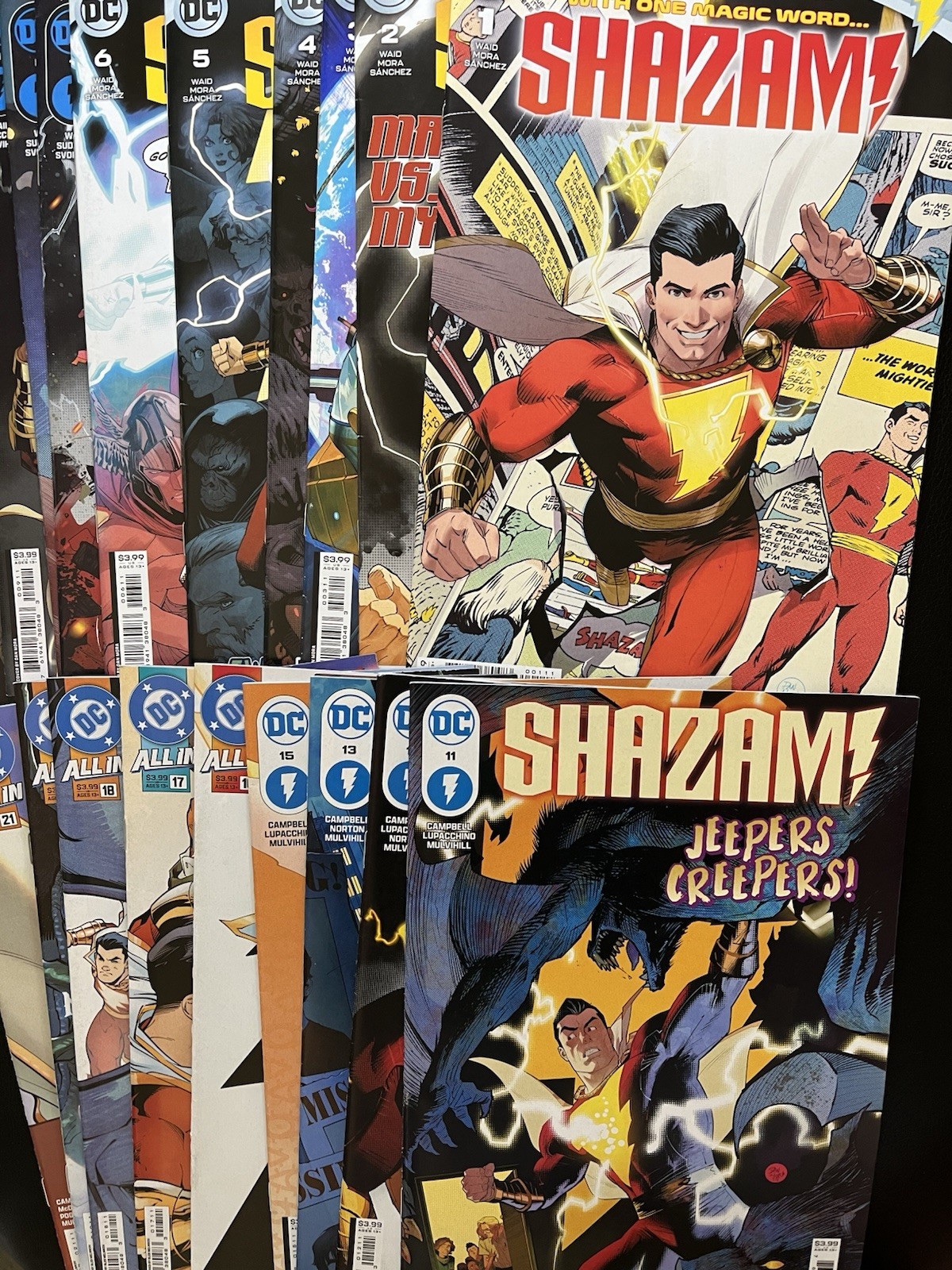 Shazam #1-21 Dan Mora Mark Waid Complete Set 1st Print A Cover DC Comics 2023 Shazam #1-21 Dan Mora Mark Waid Complete Set 1st Print A Cover DC Comics 2023