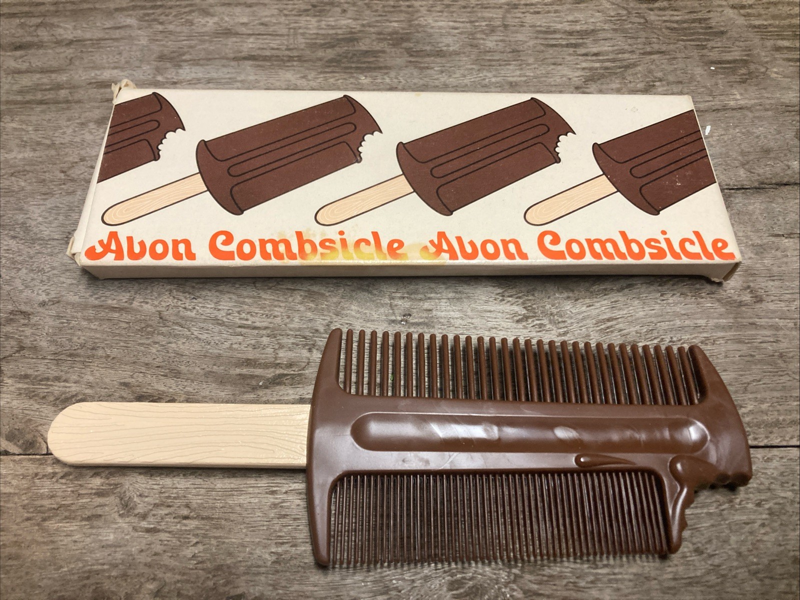 Avon Vintage 1970s Popsicle Fudgesicle Combsicle Comb