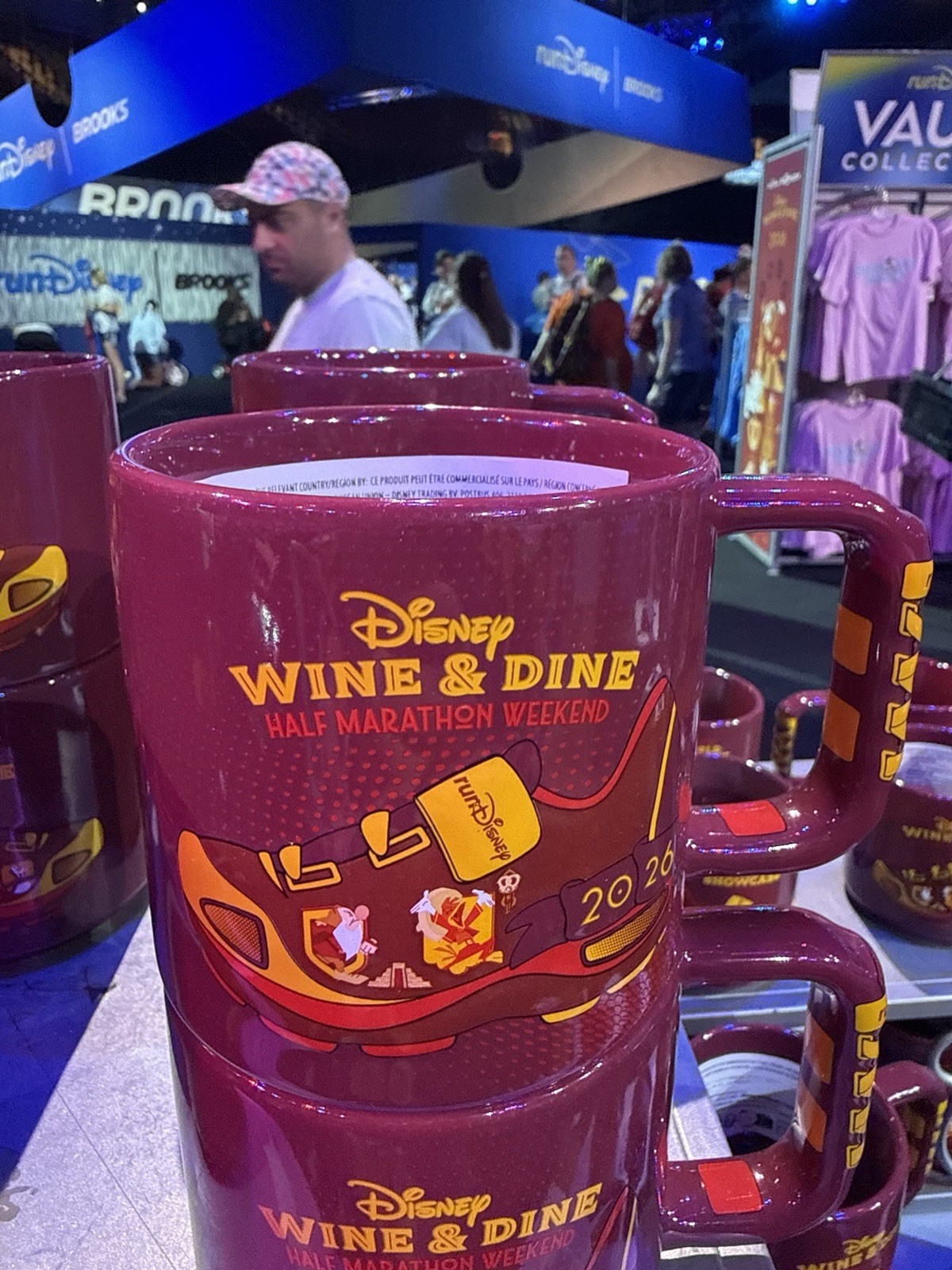 Disney Parks 2026 WDW Wine & Dine Half Marathon Mug New