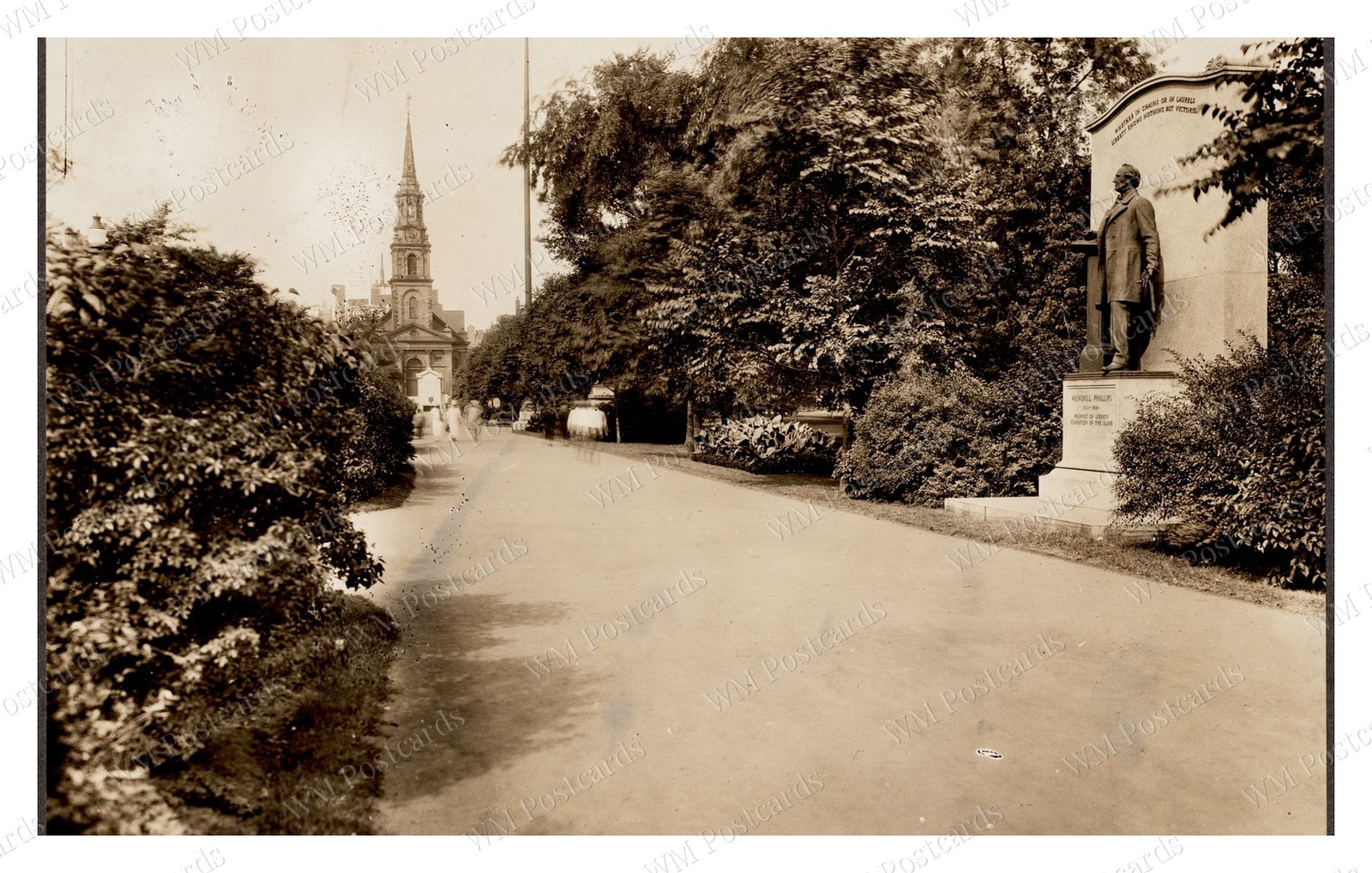 Boston Massachusetts circa 1890s Public Garden Mall Standard Postcard Boston Massachusetts circa 1890s Public Garden Mall Standard Postcard