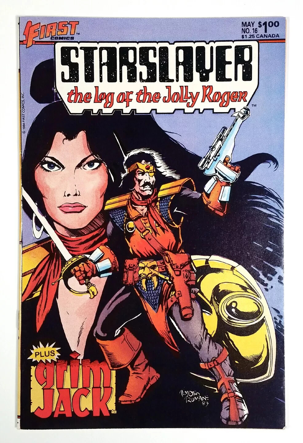 Starslayer #16 Log of the Jolly Roger (1982) Pacific/First Pub. Starslayer #16 Log of the Jolly Roger (1982) Pacific/First Pub.