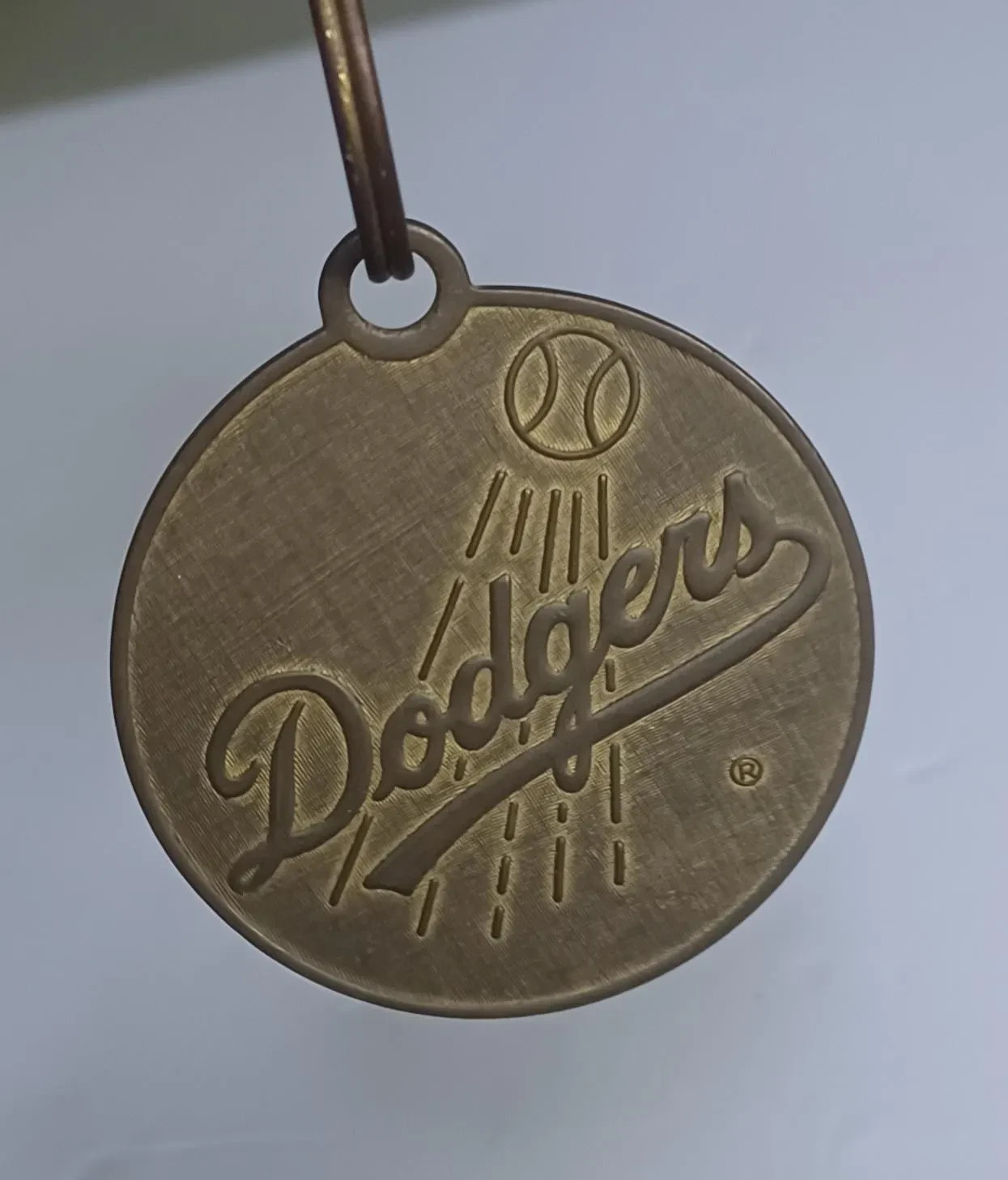 Vintage 1978 Los Angeles Dodgers Brass Keychain Fob by Lowell Sigmund. Vintage 1978 Los Angeles Dodgers Brass Keychain Fob by Lowell Sigmund.