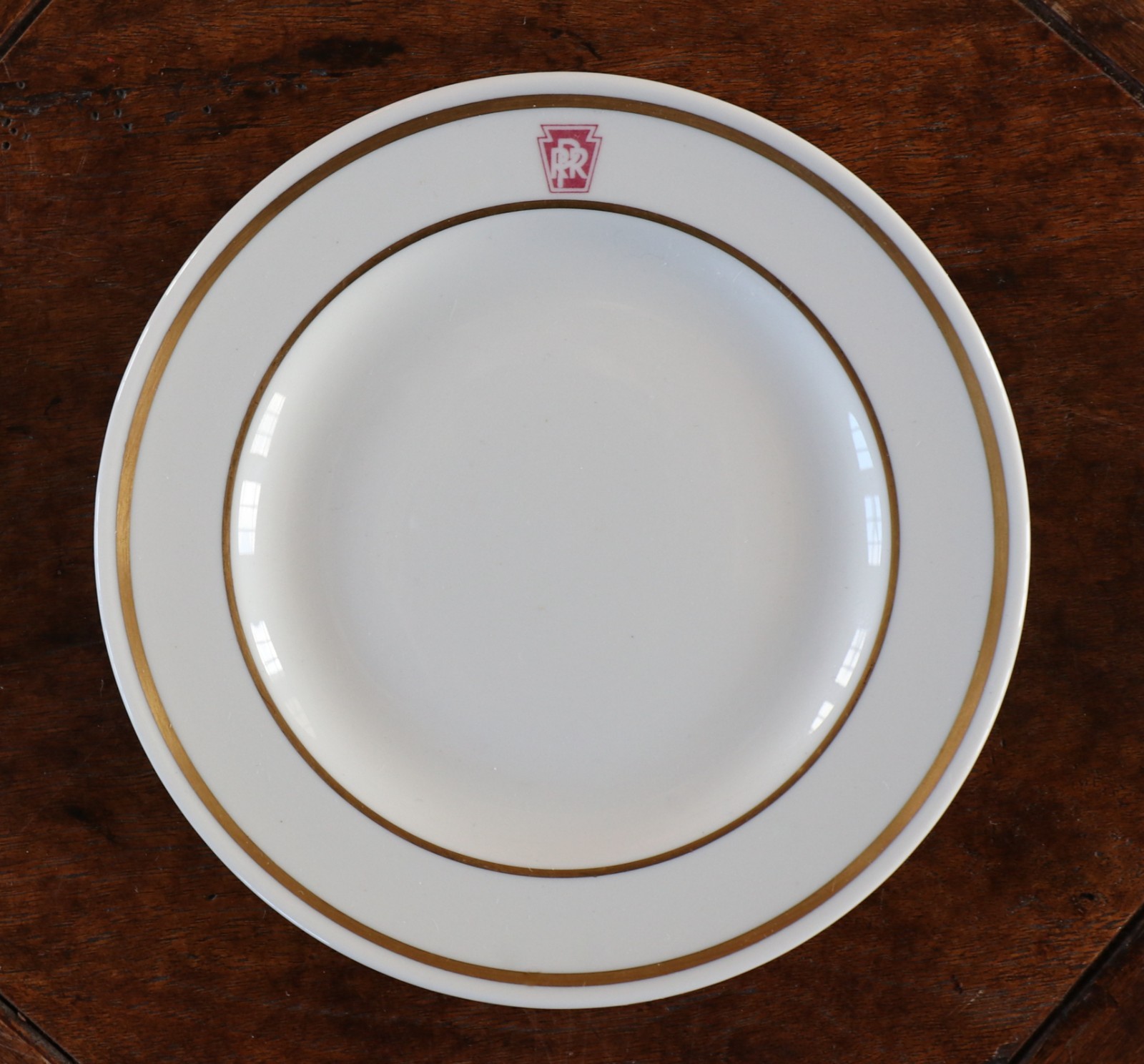 Vintage Pennsylvania Railroad Side Plate Mayer China PRR 6