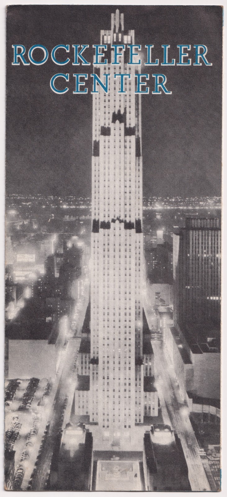 1935 Rockefeller Center NYC RCA New York Building Rainbow Room Travel Brochure