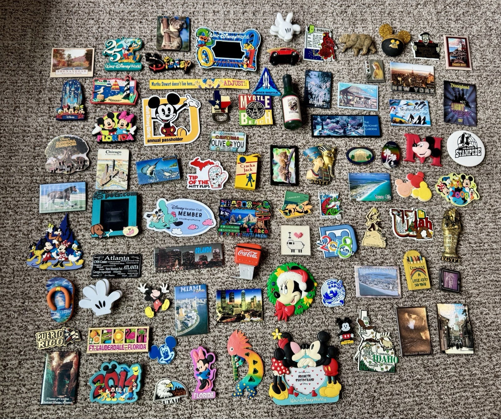 HUGE Lot of 75+ VTG Misc Refrigerator Fridge Magnets Disney Travel Animals READ HUGE Lot of 75+ VTG Misc Refrigerator Fridge Magnets Disney Travel Animals READ