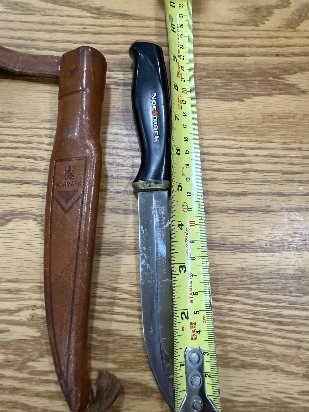 Fiskars Finland Normark SS Fish Knife with Sheath - Made In Finland 1967 Fiskars Finland Normark SS Fish Knife with Sheath - Made In Finland 1967