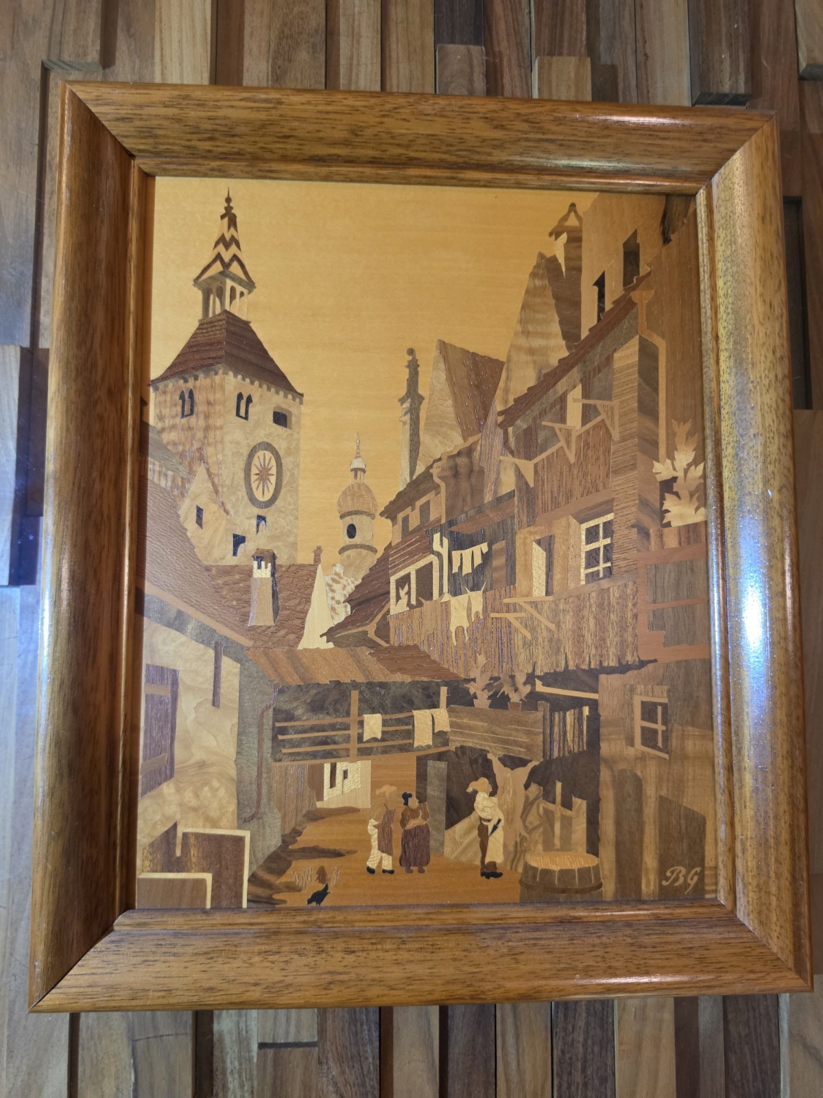 Buchschmid Gretaux Marquetry Wood Inlay Buchschmid Gretaux Marquetry Wood Inlay