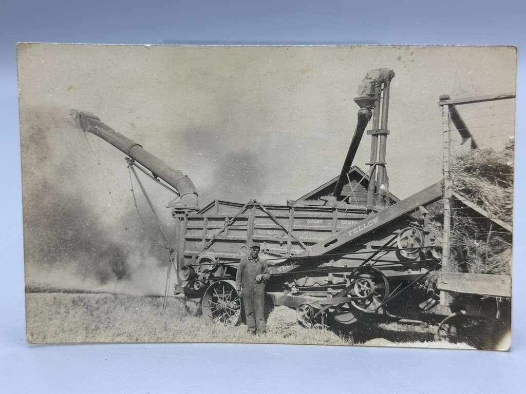c 1915 AVERY YELLOW FELLOW Farm THRESHER Real PHOTO Postcard Antique RPPC c 1915 AVERY YELLOW FELLOW Farm THRESHER Real PHOTO Postcard Antique RPPC