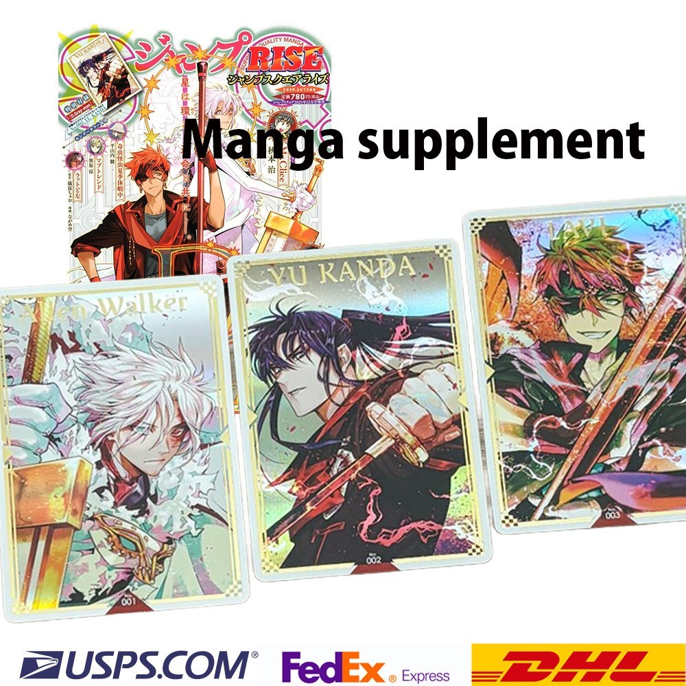 Jump SQ.RISE  Allen KANDA Lavi D.Gray-man Hologram Card Set (3 Cards) / NEW
