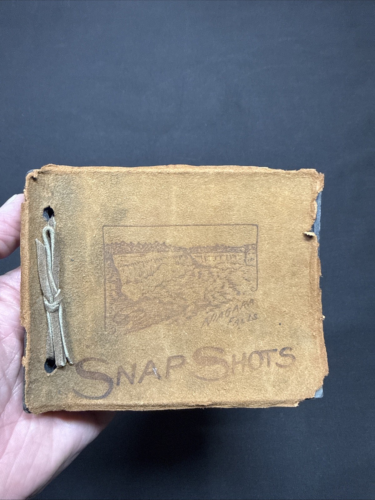 Rare 1910’s Era Niagara Falls Snapshots Photo Album-16 Photos 