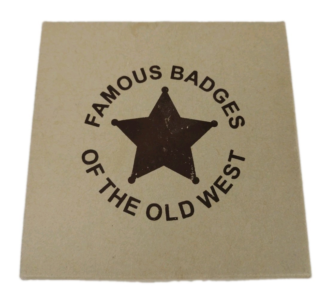 Famous Badges Of The Old West US Marshals  Badge 1941 Eagle Top Earp Brothers