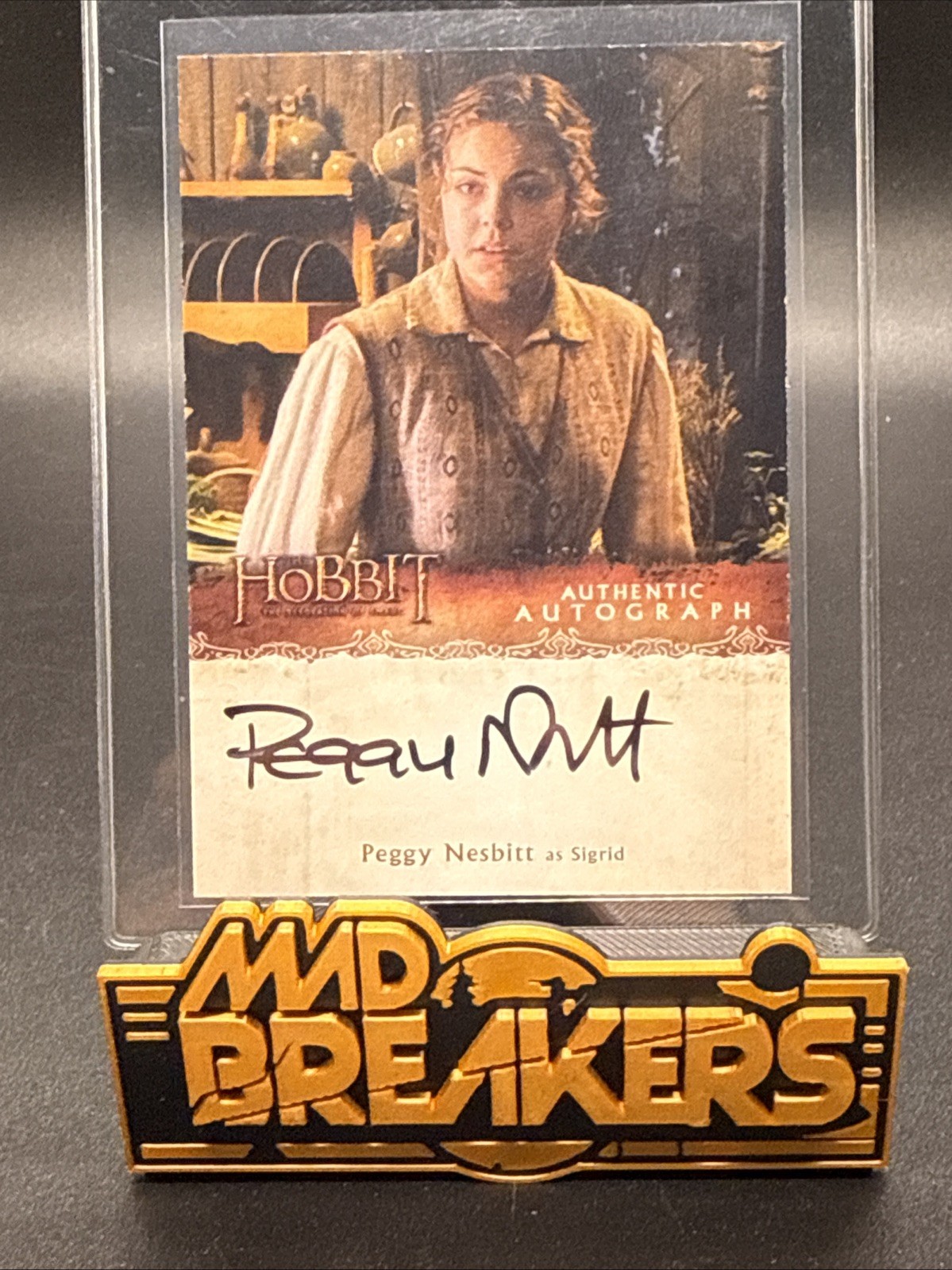 2015 THE HOBBIT DESOLATION OF SMAUG PEGGY NESBITT AUTO SIGRID AUTOGRAPH #PN 2015 THE HOBBIT DESOLATION OF SMAUG PEGGY NESBITT AUTO SIGRID AUTOGRAPH #PN