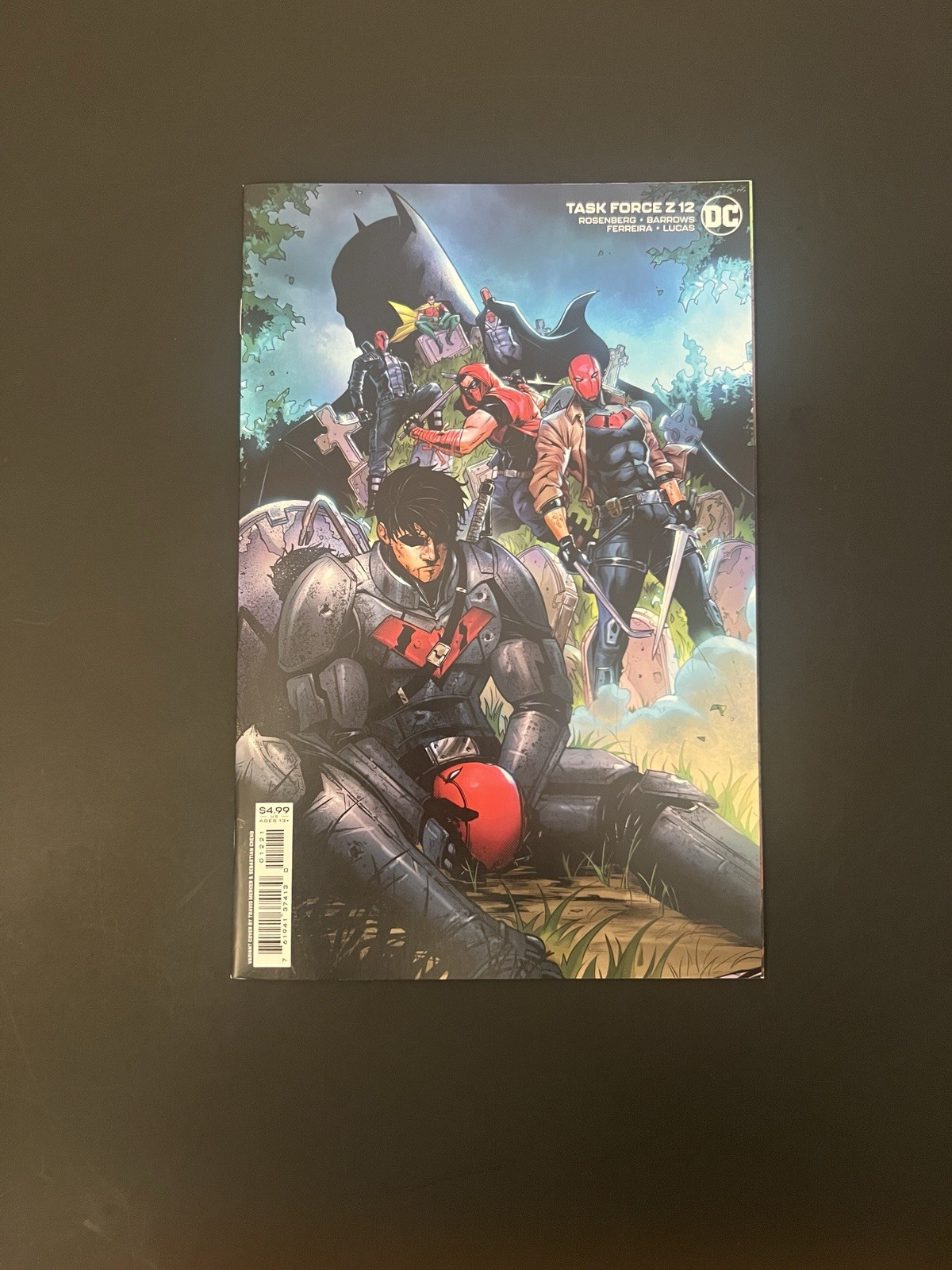 Task Force Z #12 Jim Cheung cover B variant 2022 DC Comics Red Hood Jason Todd